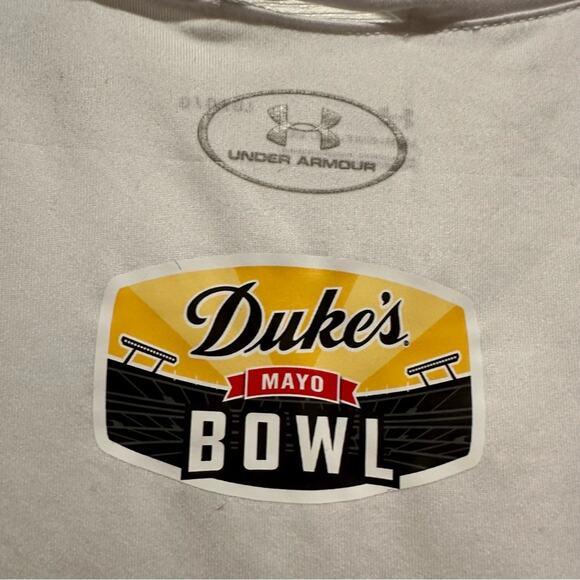 Under Armour Performance TERPS Tee T Shirt Top Dukes Mayo Bowl White NWT Large - Picture 12 of 14